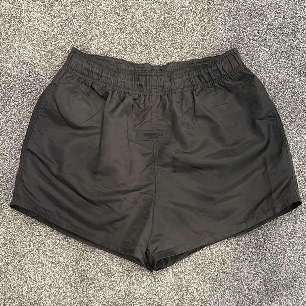 Fear of God Essentials Black Athletic Shorts